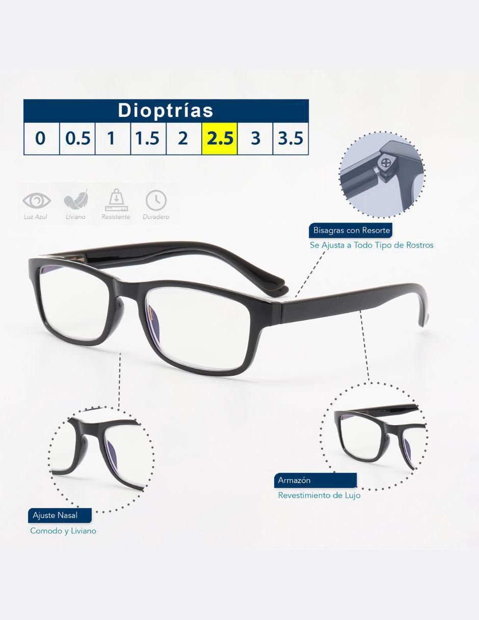 Lentes para luz azul LENT3 unisex 2