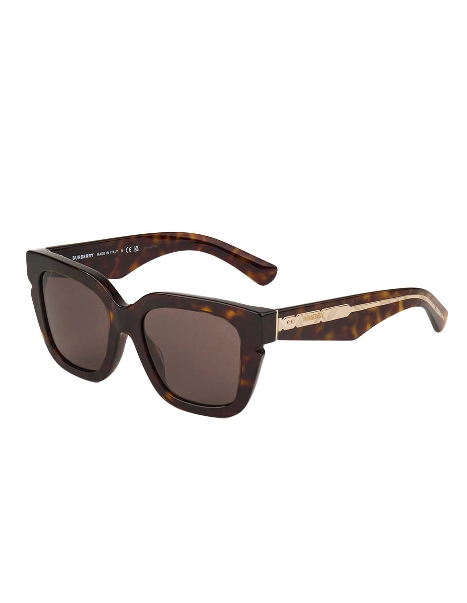 Lentes de sol Luxury Engraved Check para mujer 2