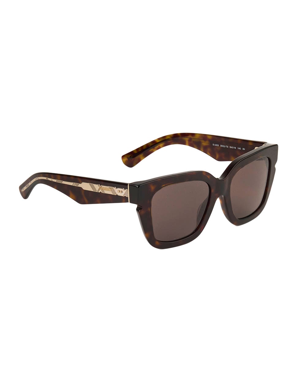 Lentes de sol Luxury Engraved Check para mujer 3