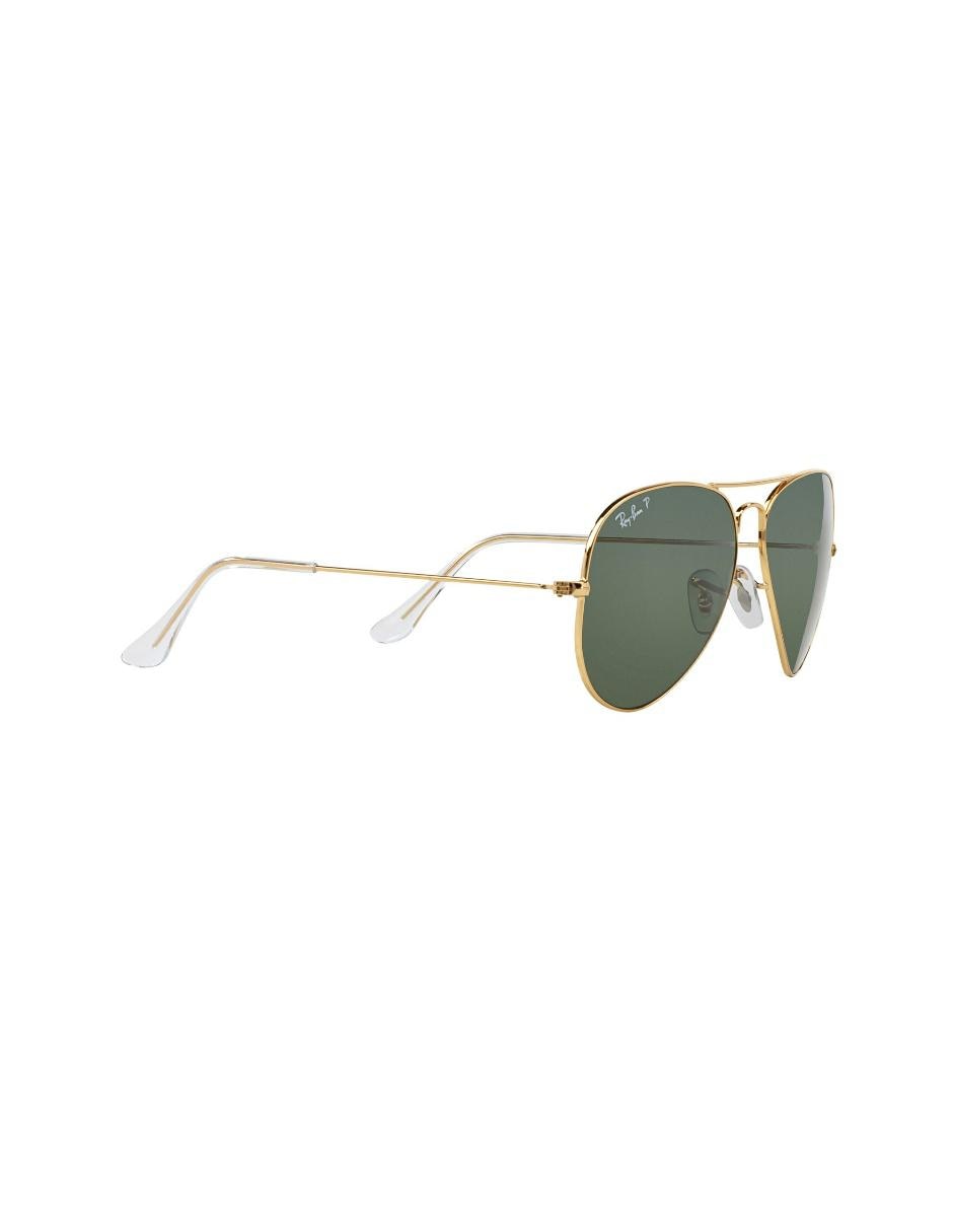 Lente Solar Para Hombre Ray Ban Aviator Large Metal Dorado En Liverpool