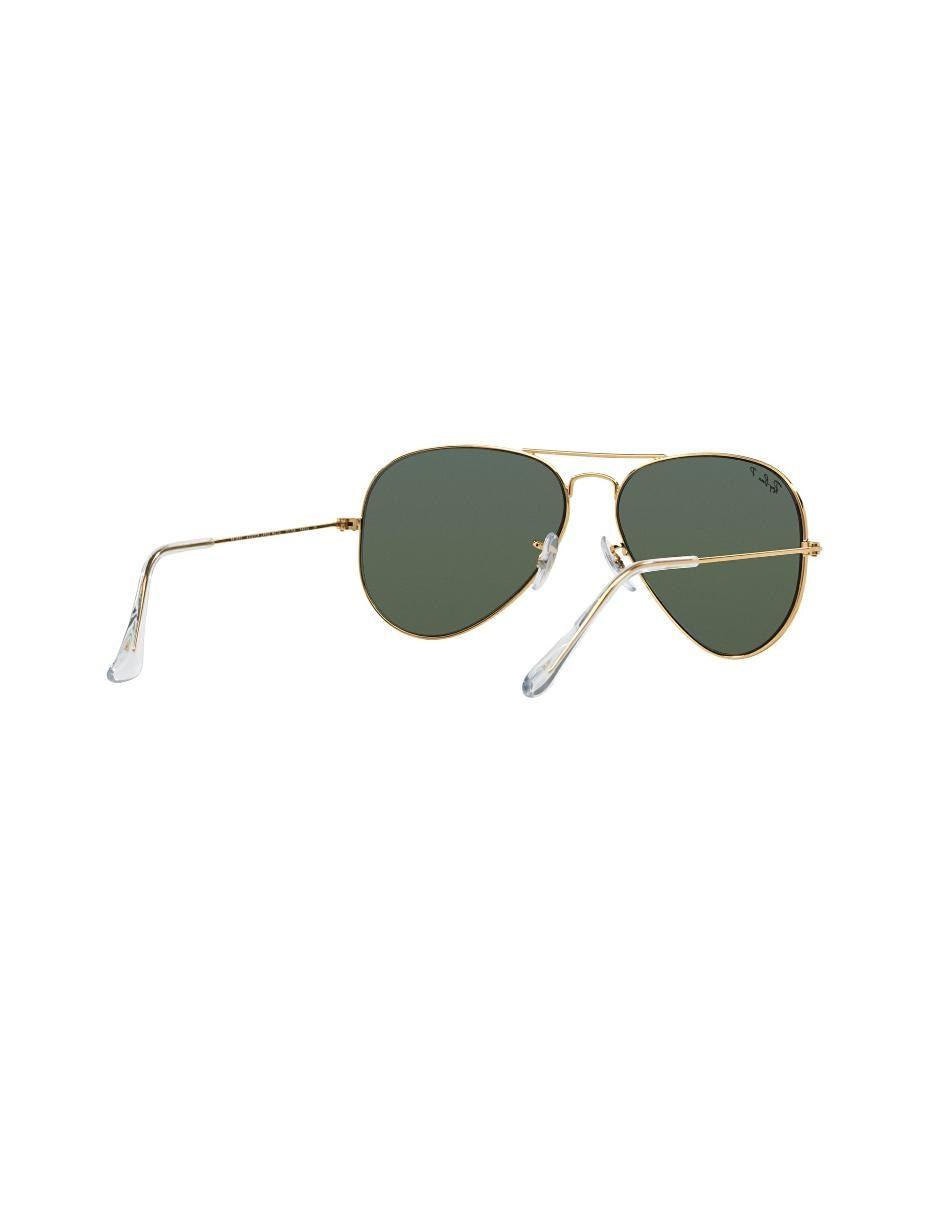 Lente Solar Para Hombre Ray Ban Aviator Large Metal Dorado En Liverpool